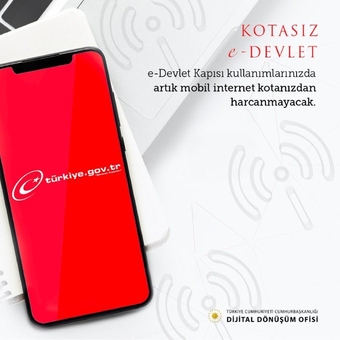 Kotasız E-Devlet başladı: Mobil internet kotanızdan yemeyecek!