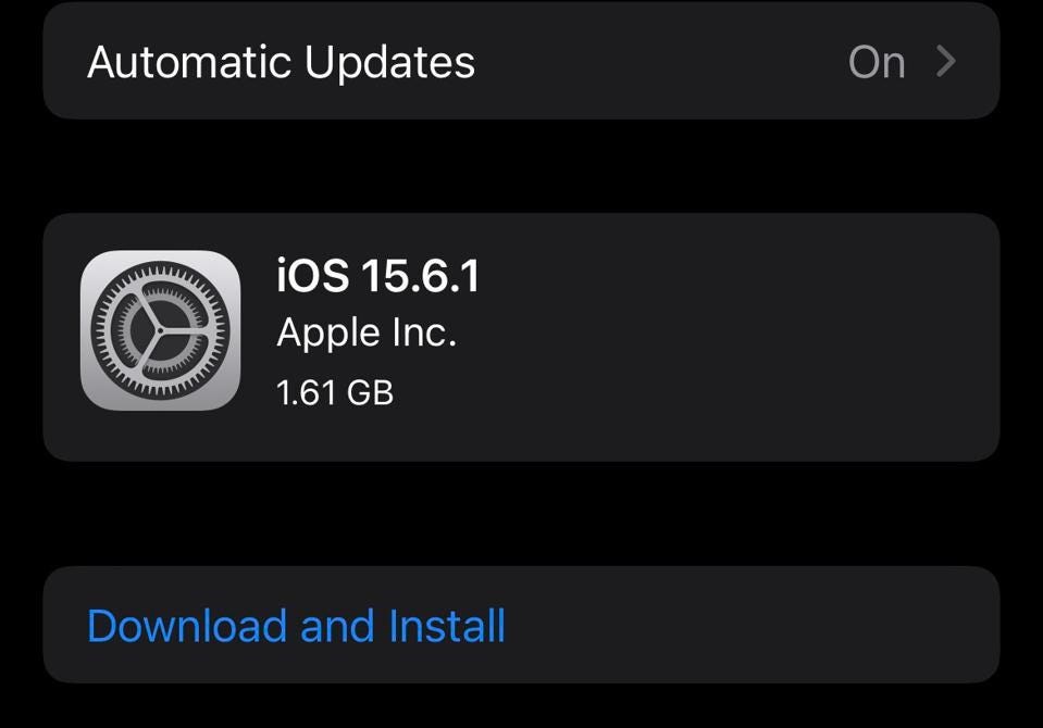Apple, iOS 15.6.1 güncellemesini yayınladı: Neler içeriyor?