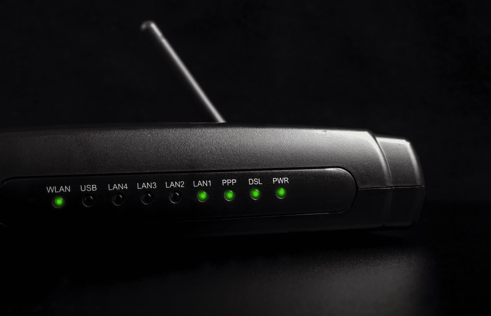 modem dsl ışığı