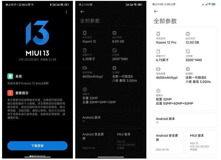 MIUI 13.1 güncellemesi alacak akıllı telefonlar