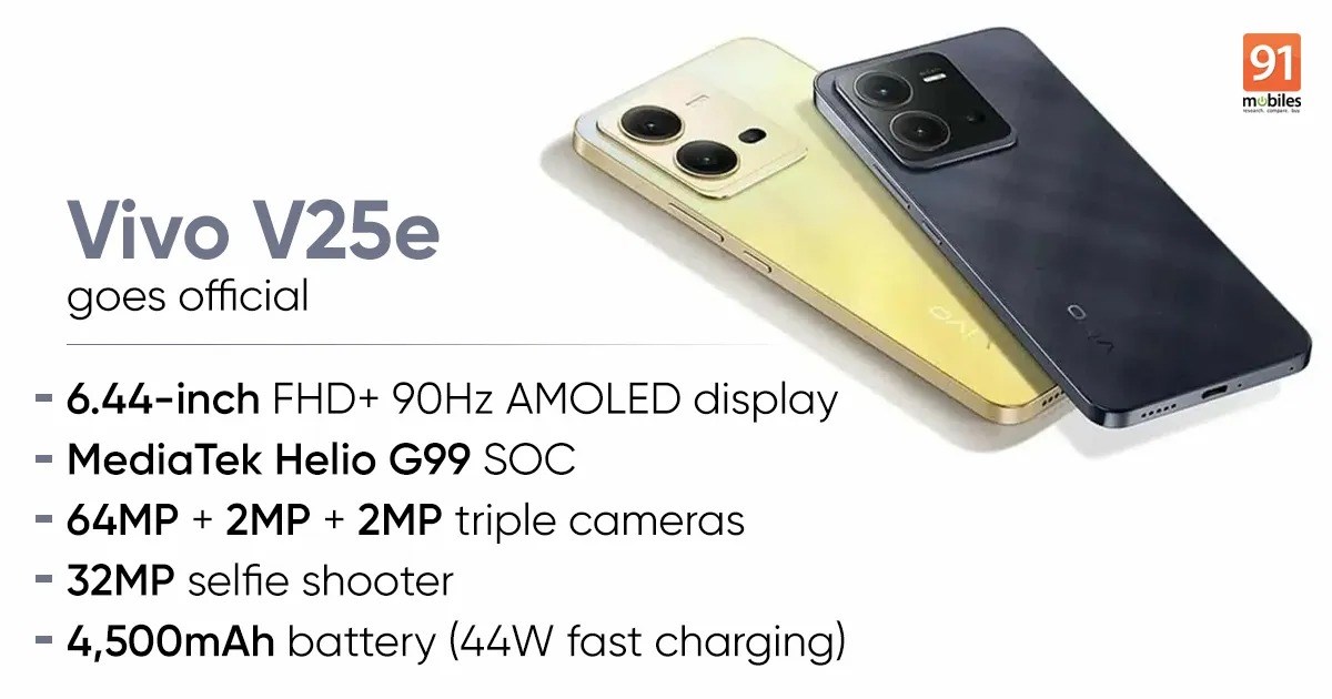Vivo V25e tanıtıldı: İşte özellikleri ve fiyatı