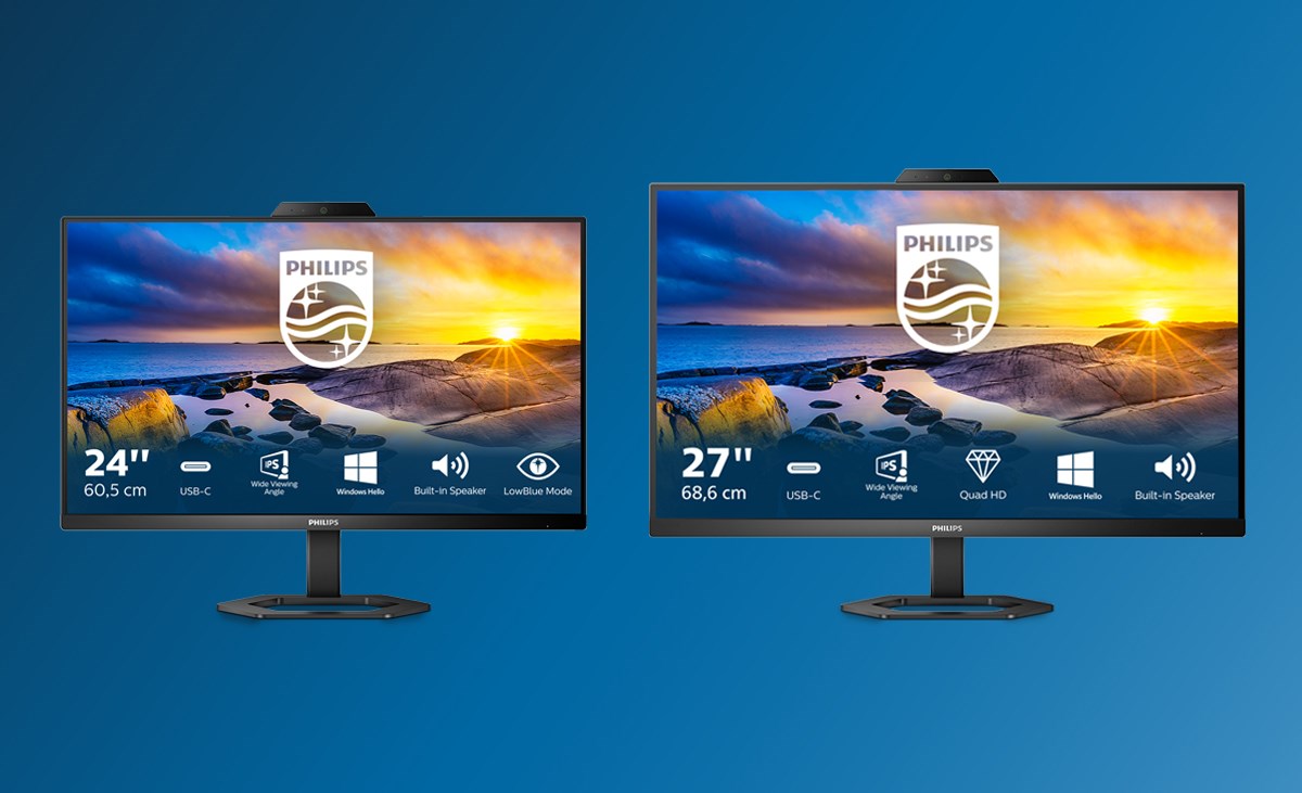 Philips monitörleri iş ve oyun için tasarlanmış iki yeni çok amaç