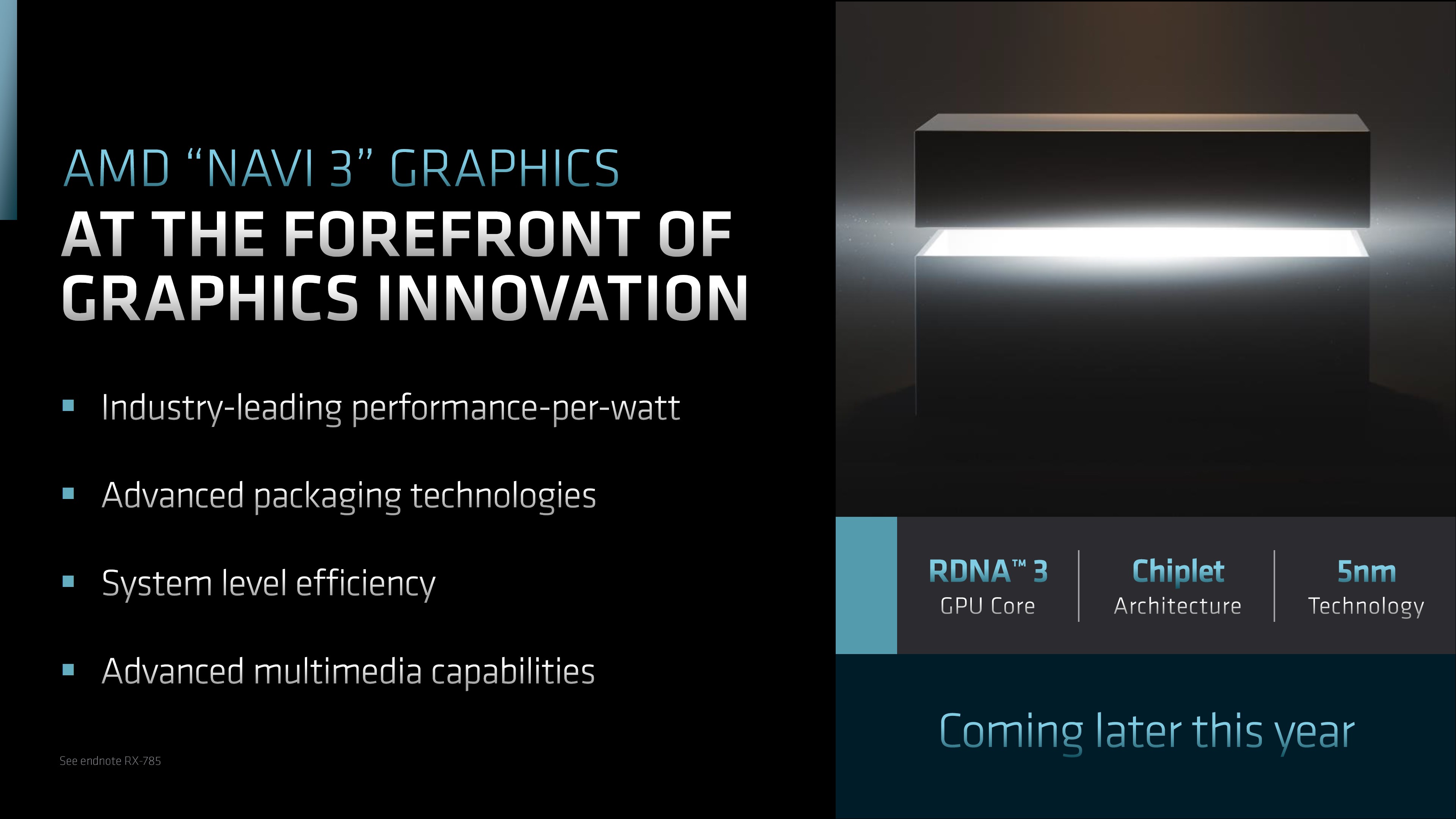 AMD, RDNA 3 mimarisinde yüzde 50 performans artışı vadediyor