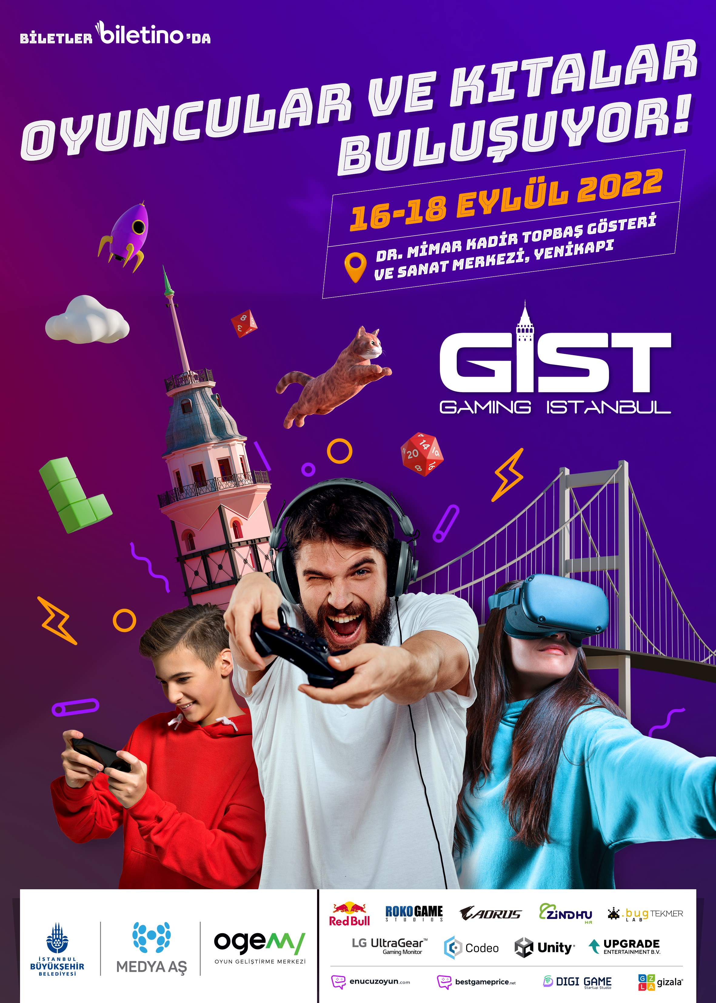 Oyunseverler 16 Eylül'de Gaming İstanbul'da buluşuyor