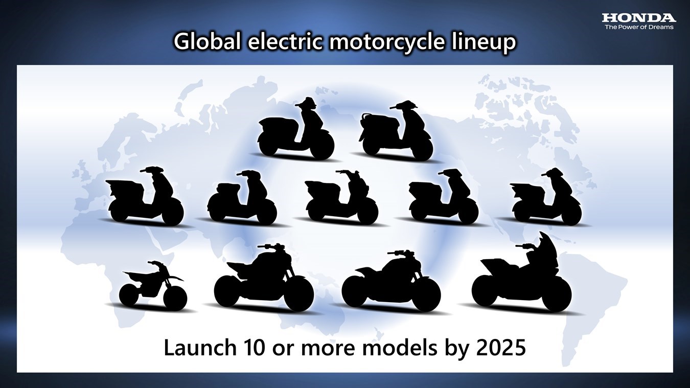Honda, 3 yılda 10 yeni elektrikli motosiklet modeli tanıtacak