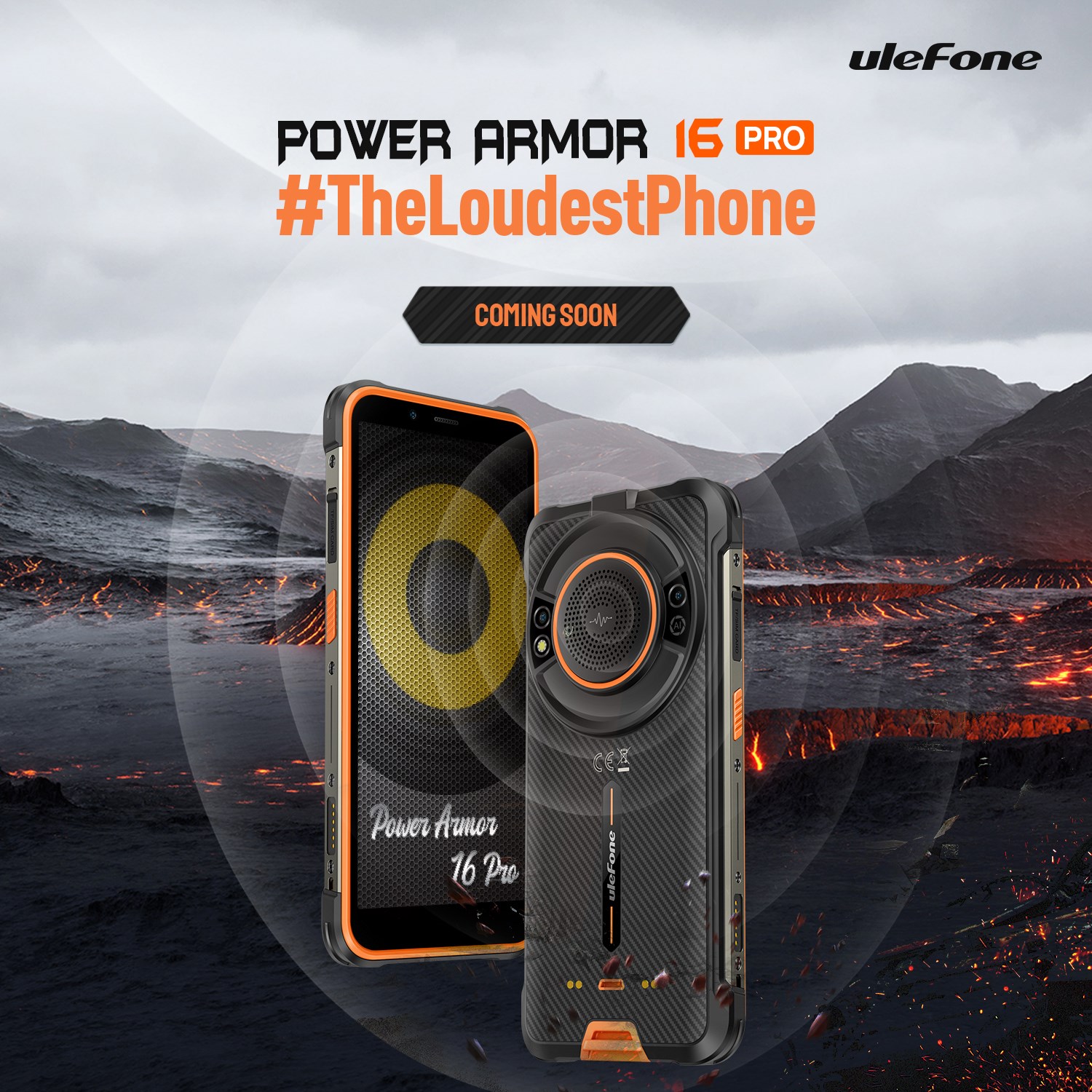 Ulefone Power Armor 16 Pro tanıtıldı: En yüksek sesli telefon