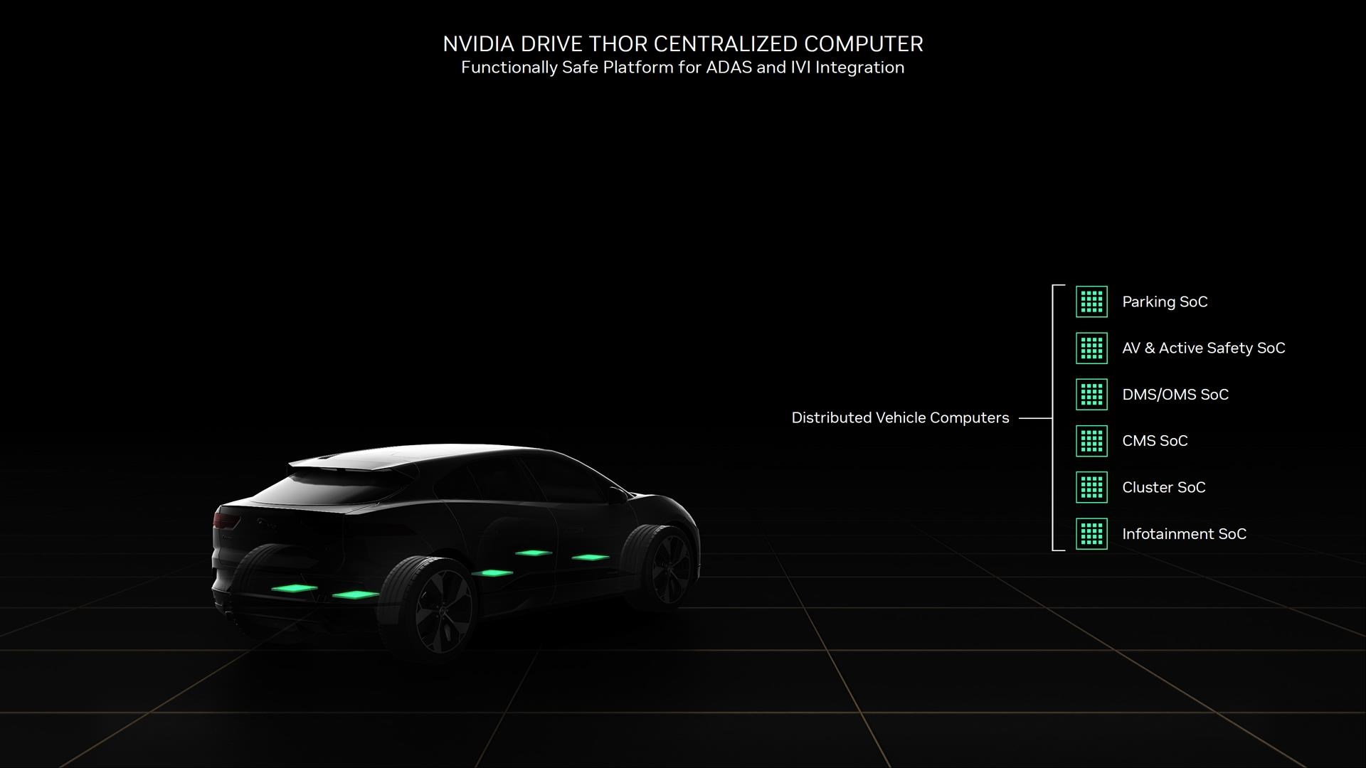 Nvidia Drive Thor tanıtıldı: Otonom sürüş sınıf atlayacak