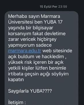 Marmara Üniversitesi'ni hackleyen hacker 17 yaşında çıktı