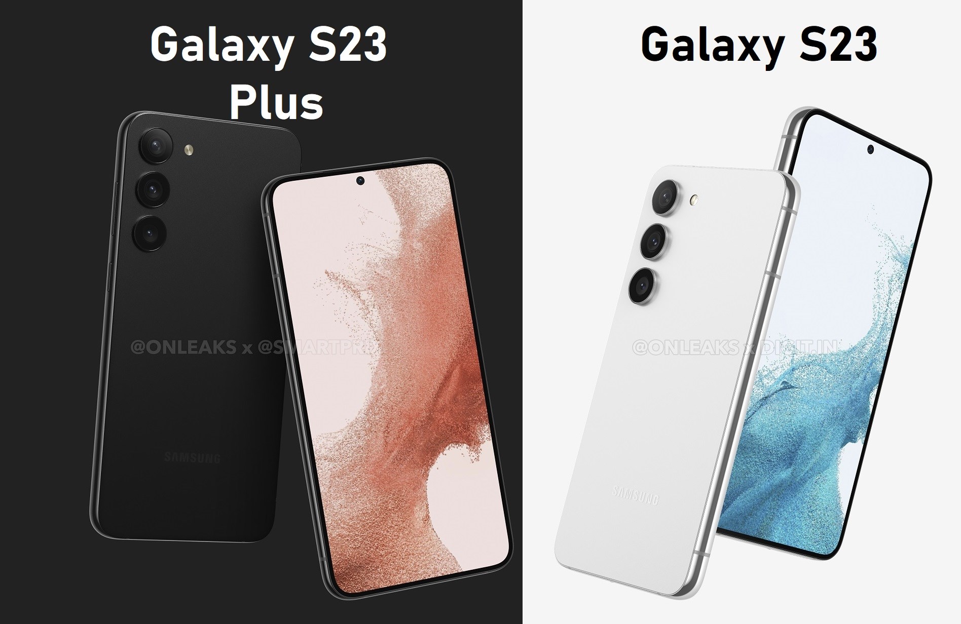 Samsung Galaxy S23, Galaxy S23 Ultra tasarımları ortaya çıktı