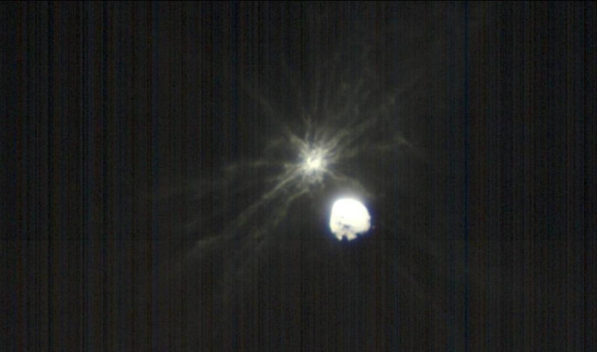 NASA’nın DART aracının asteroitle çarpışma görüntüleri yayınlandı