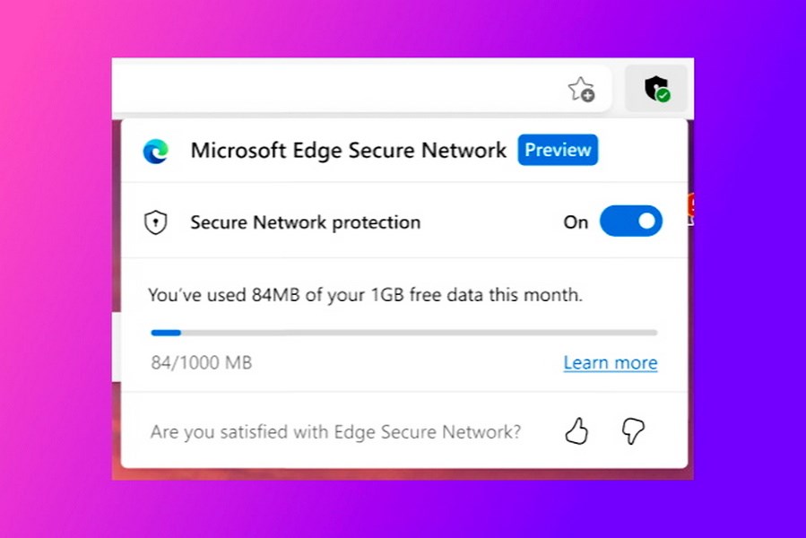 Edge tarayıcısında Cloudflare'in VPN hizmeti test ediliyor
