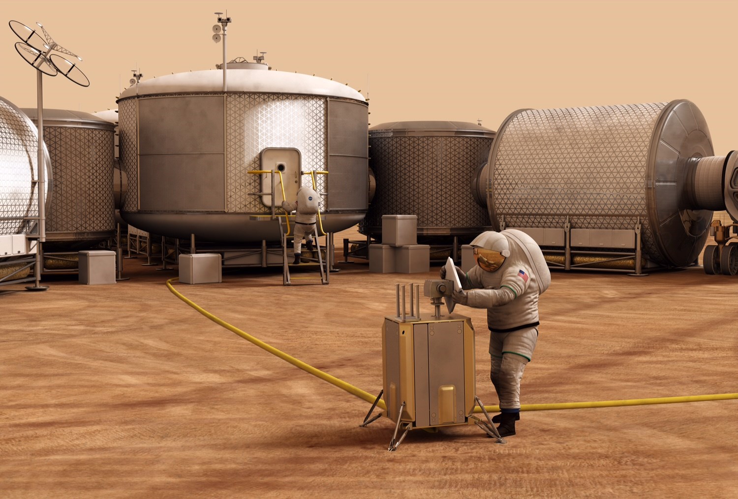 Mars sorununun çözümü 3D yazıcılar olabilir