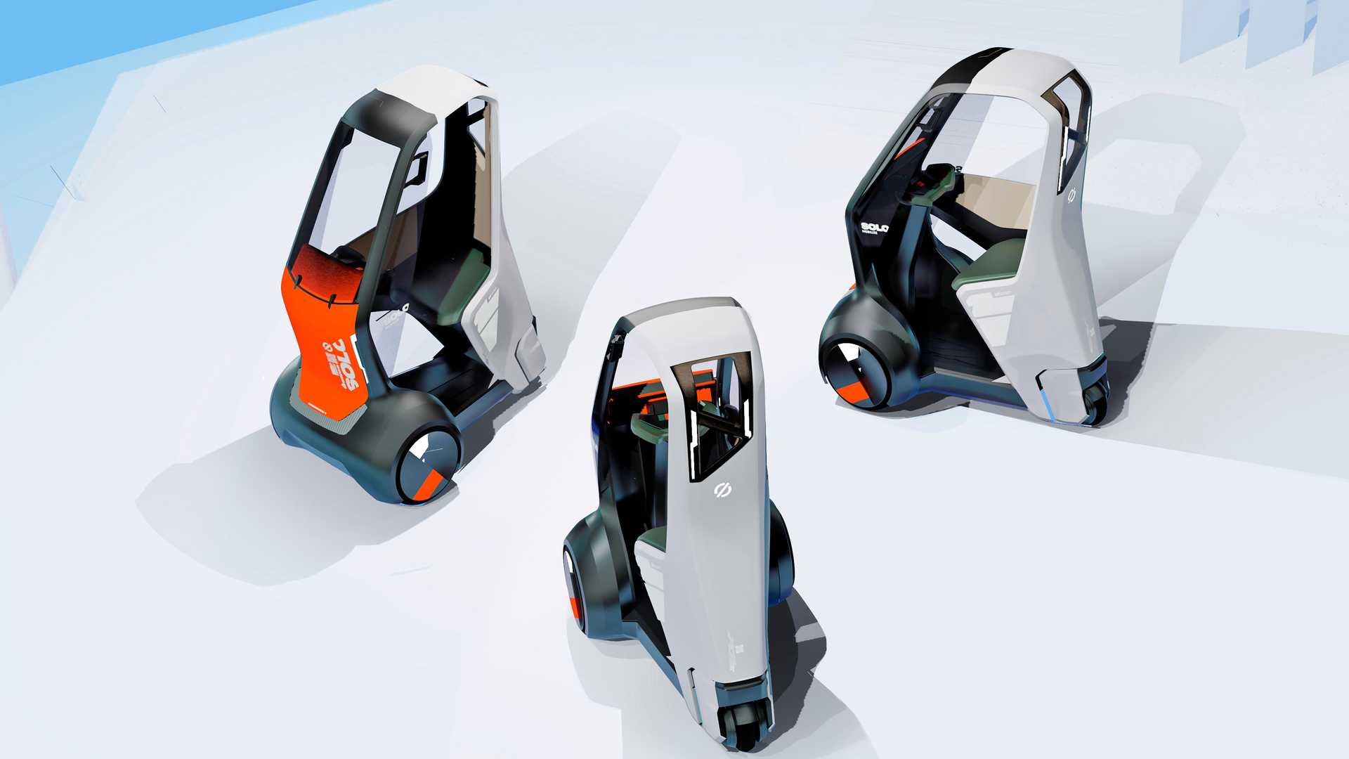 Şehir içi ulaşım için tek koltuklu elektrikli araç: Mobilize Solo