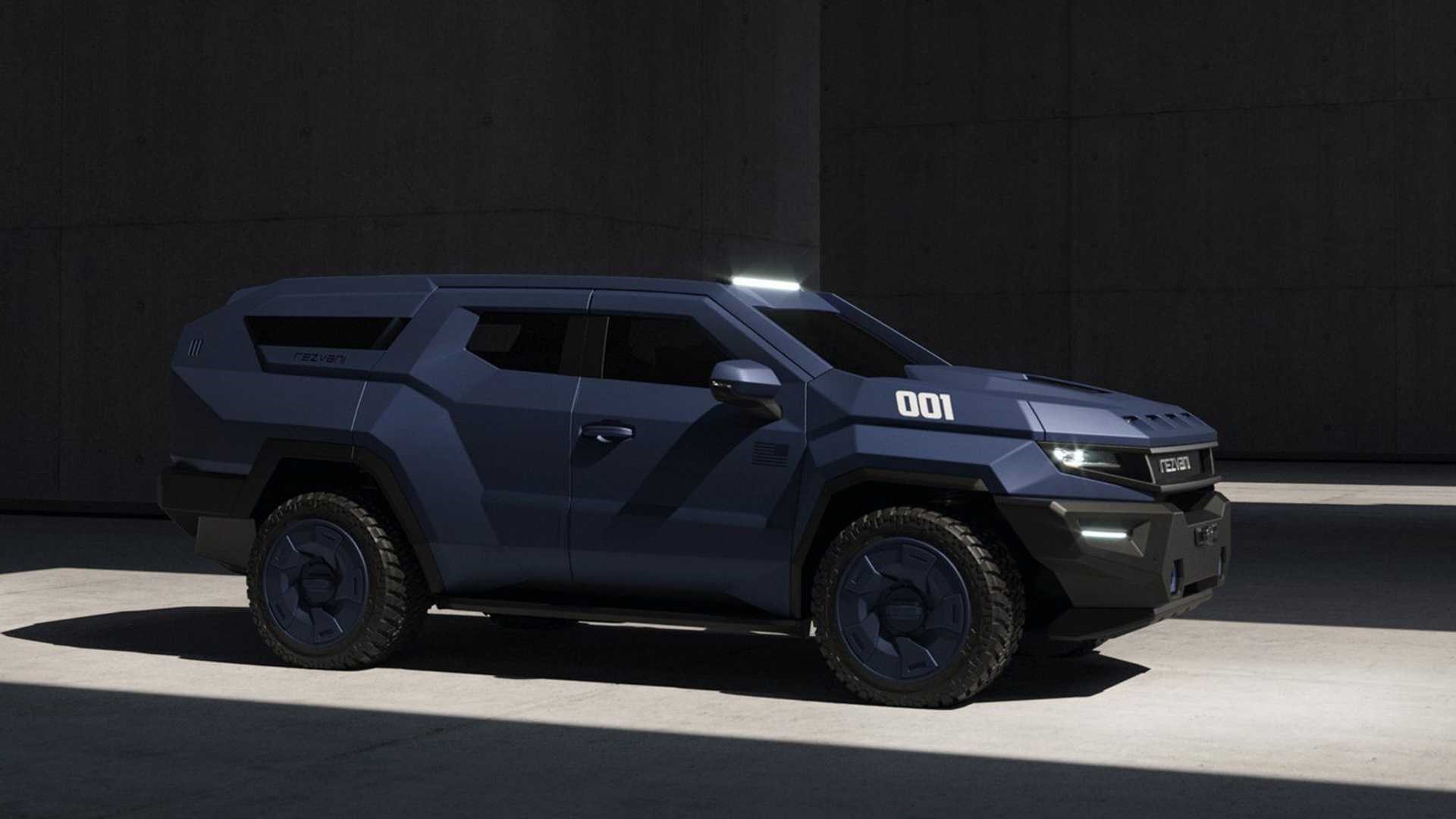 Askeri araç gibi donatılan büyük SUV: 2023 Rezvani Vengeance