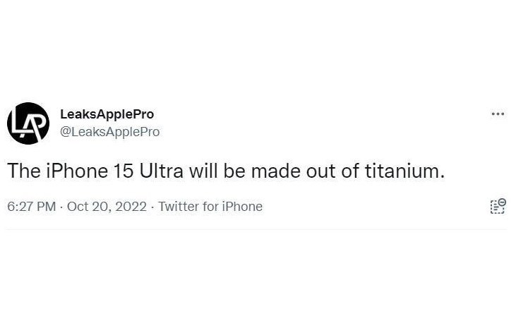 iPhone 15 Ultra