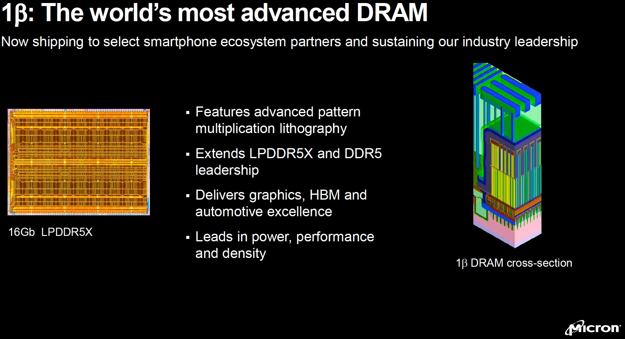 Micron dünyanın en gelişmiş 1-beta DRAM işlem sürecini duyurdu