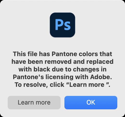 Adobe ürünlerinde Pantone renkleri kullanmak artık ücretli