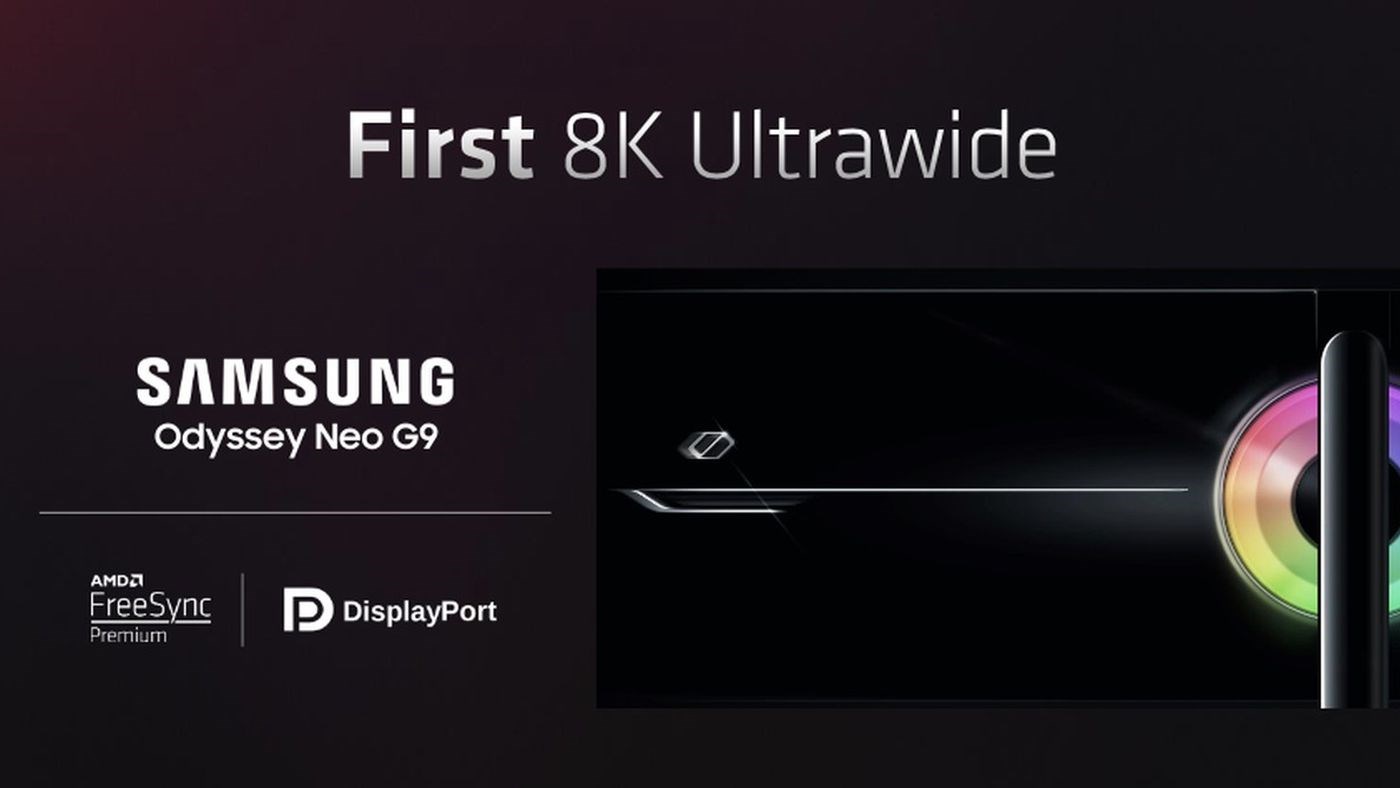 Samsung Odyssey Neo G9, dünyanın ilk 8K ultra geniş monitörü oldu