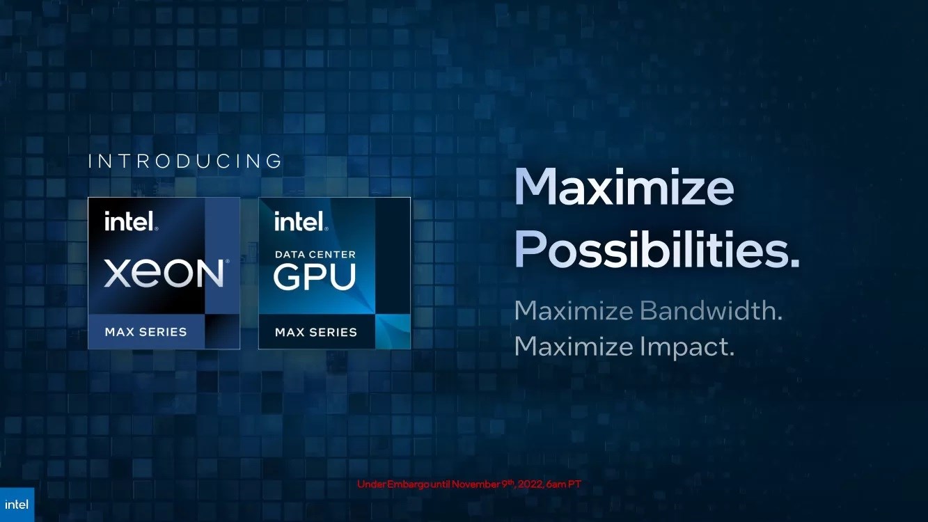Intel, türünün tek örneği Xeon Max Series işlemcileri duyurdu