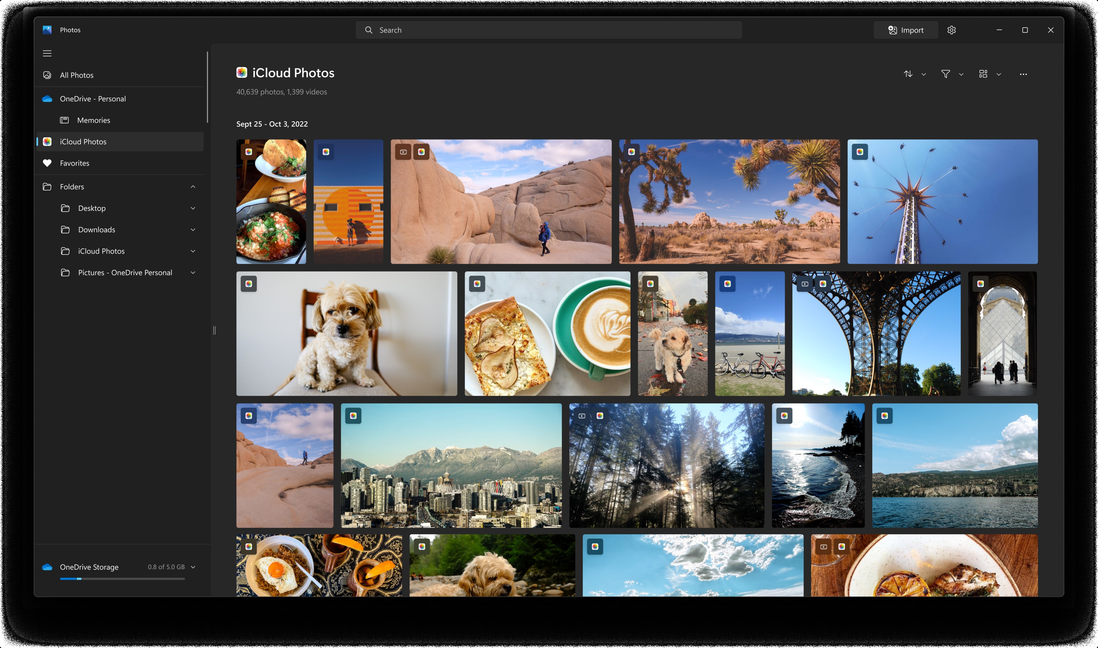 windows 11 icloud fotoğraflar