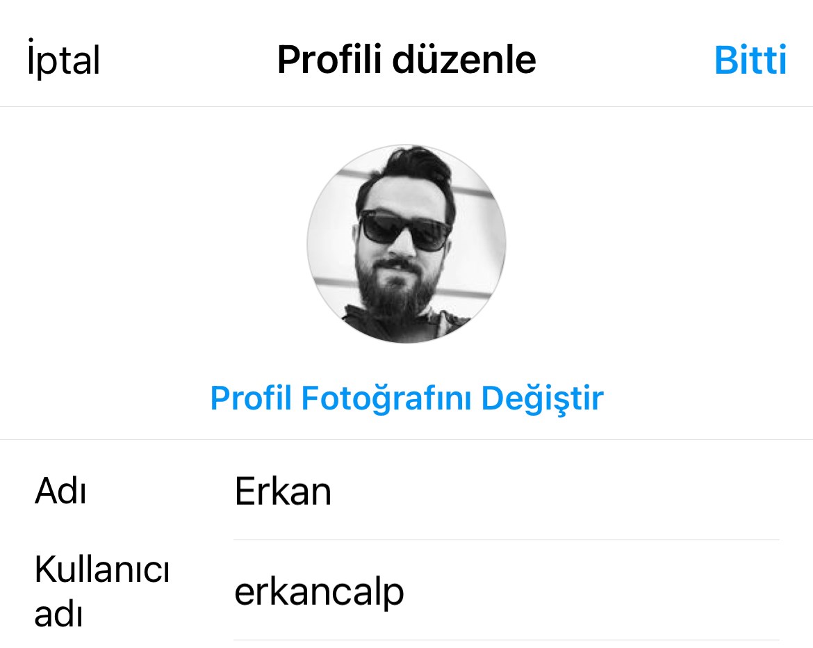 instagram uygulaması kullanıcı adı değiştirme