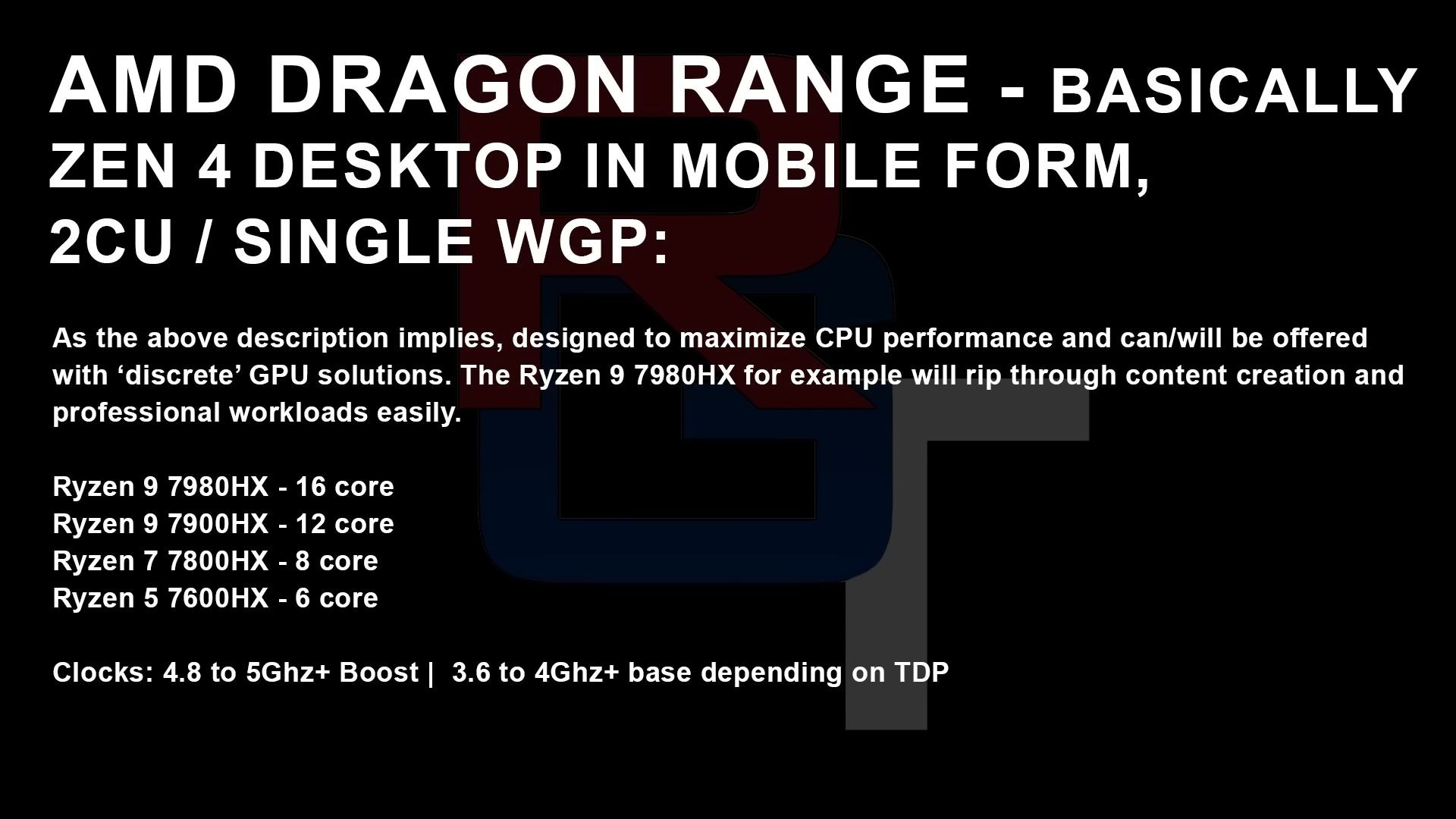 AMD Ryzen 7000 mobil serisinden Ryzen 9 7845HX ortaya çıktı