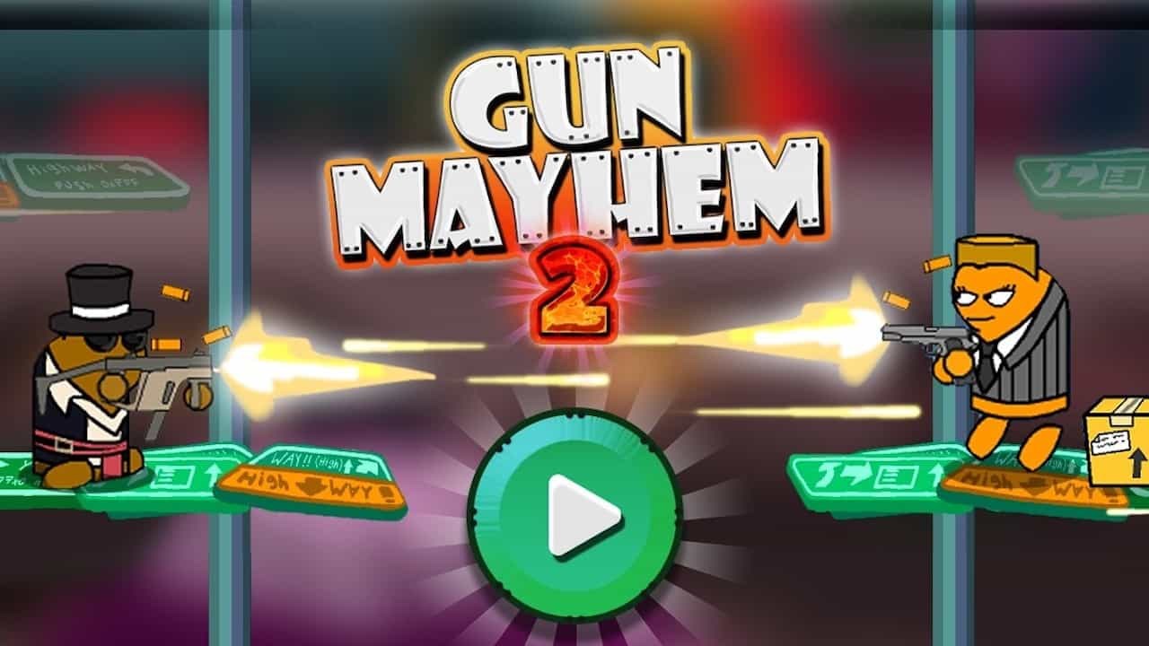 iki kişilik tarayıcı oyunu Gun Mayhem 2