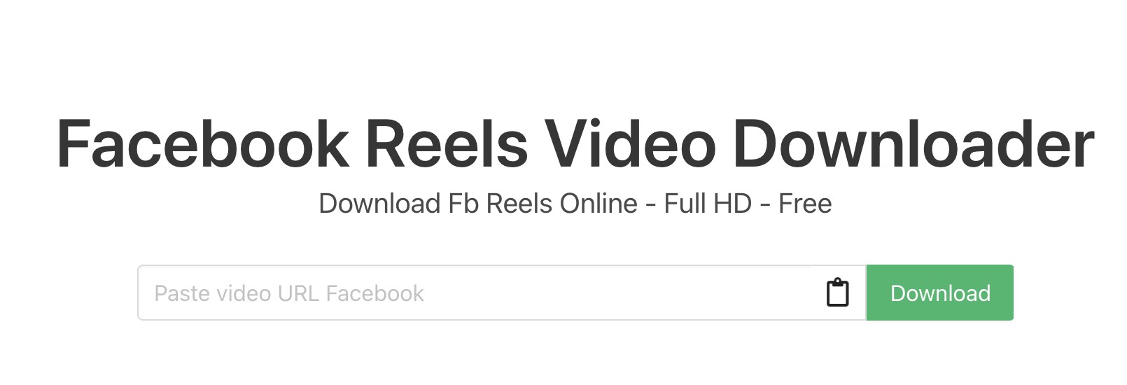facebook reels video indir