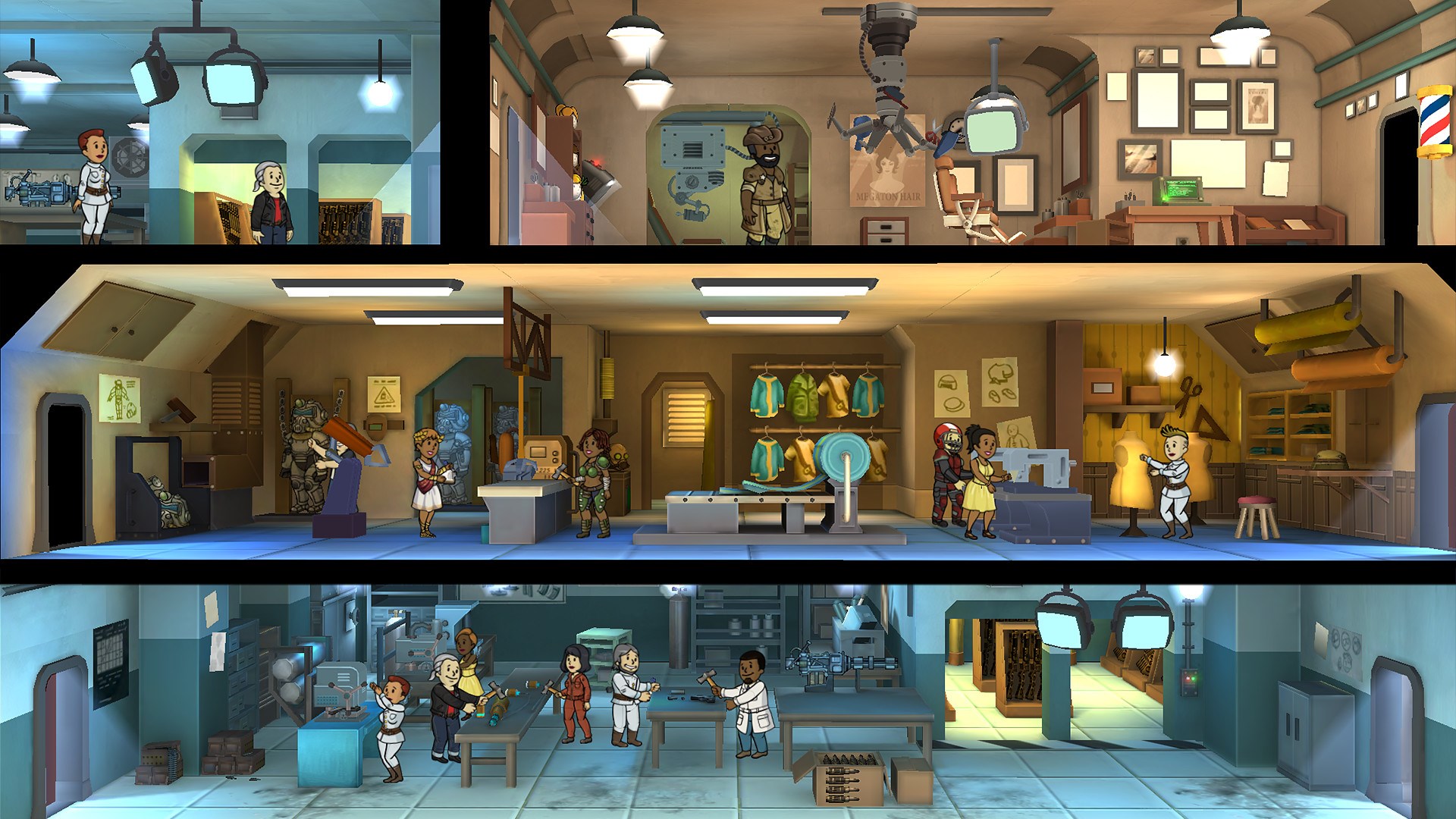 düşük sistem gereksinimli ücretsiz oyun Fallout Shelter