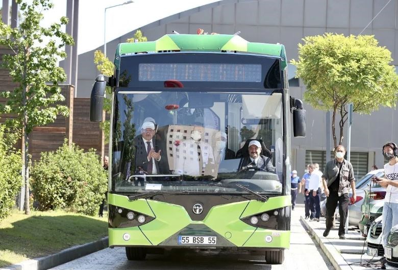 Samsun'da elektrikli otobüslerle 47 bin litre yakıt tasarrufu