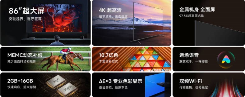 Xiaomi, 86 inçlik yeni 4K TV'sini duyurdu: İşte özellikleri