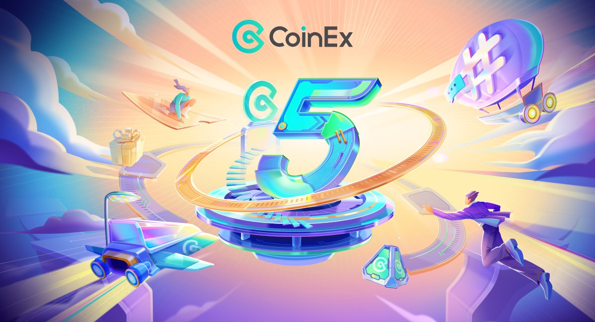 CoinEx 5. Yıl Dönümü Kutlamalarını Başlatıyor
