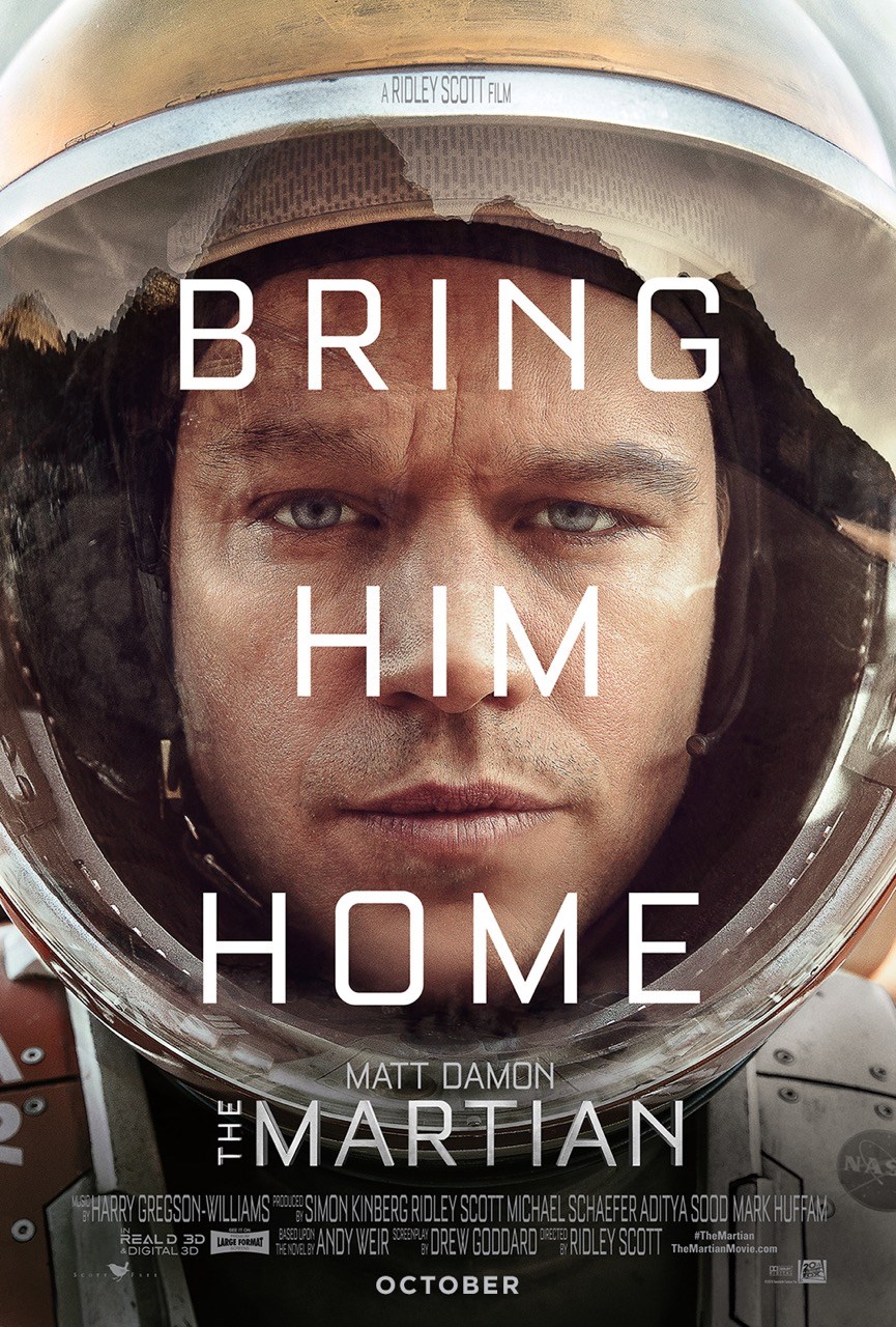 romandan uyarlama bilim kurgu filmi The Martian