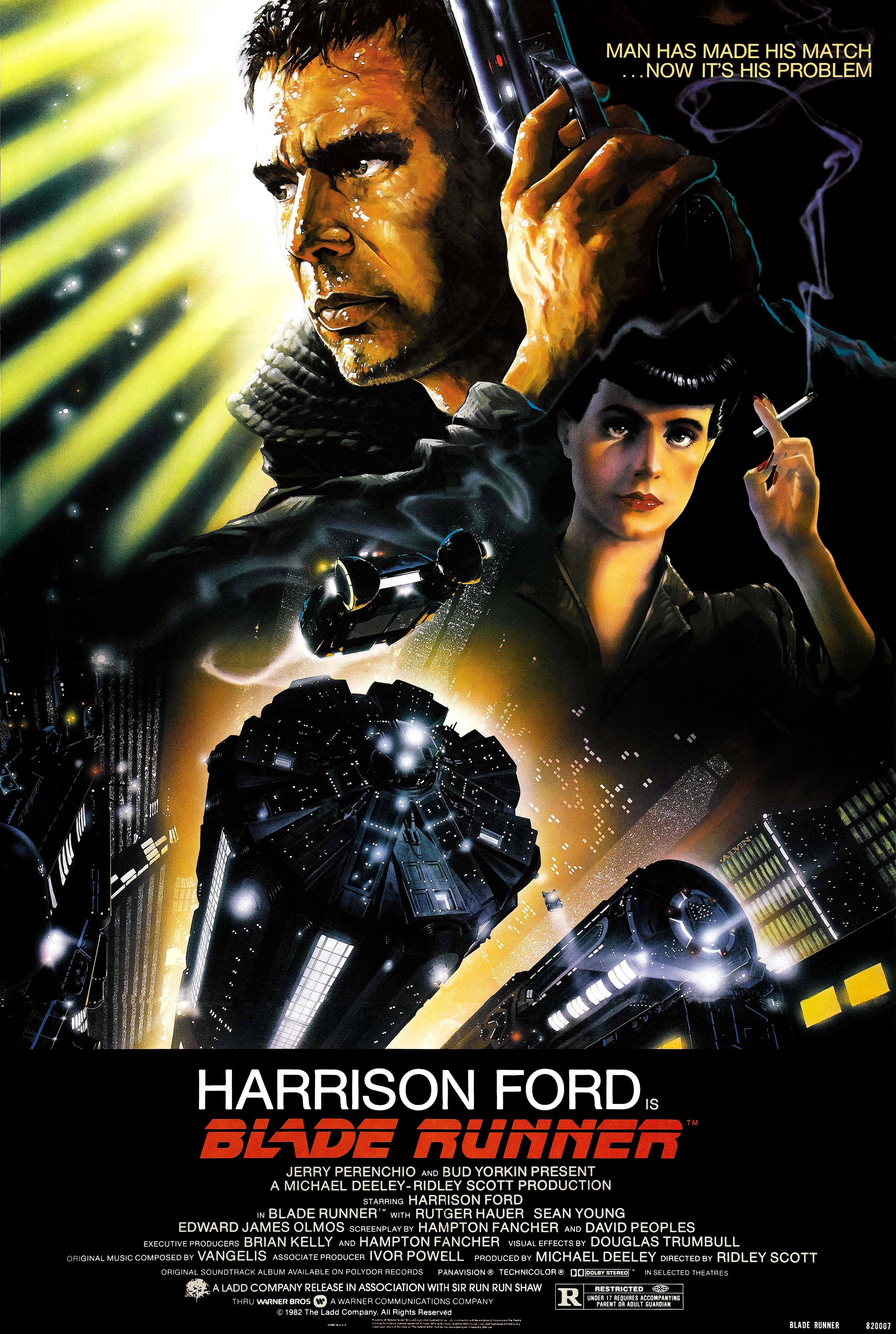 en iyi bilim kurgu film serisi Blade Runner