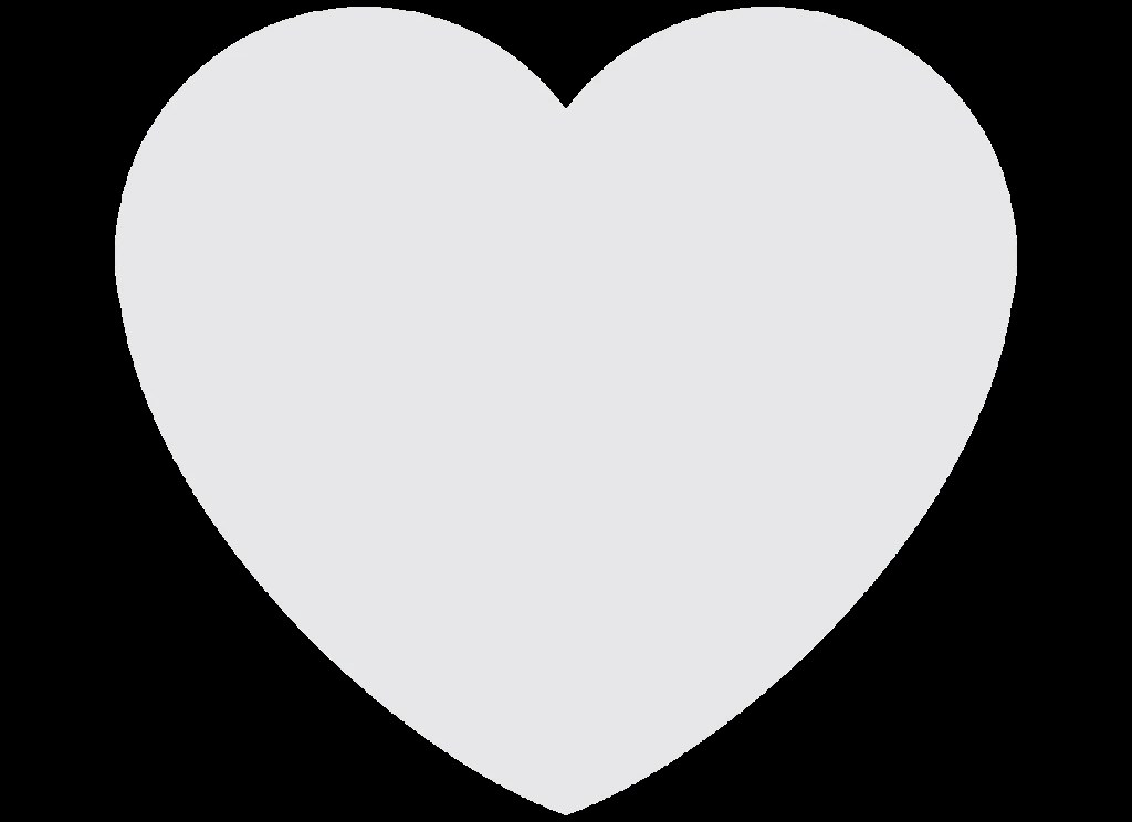 beyaz kalp emojisi