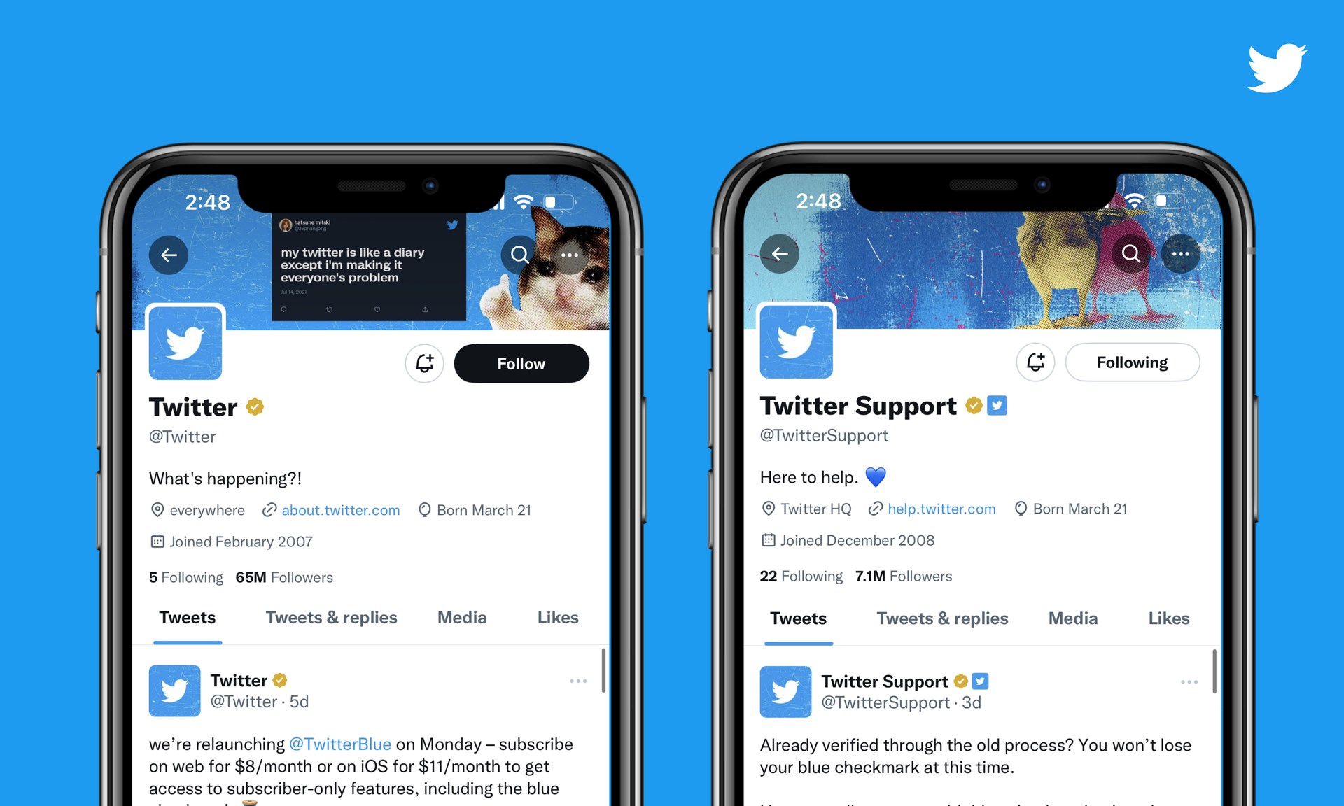 Twitter markalar için Blue for Business özelliğini duyurdu
