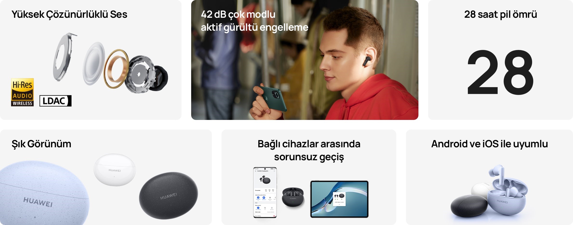 Huawei FreeBuds 5i özellikleri