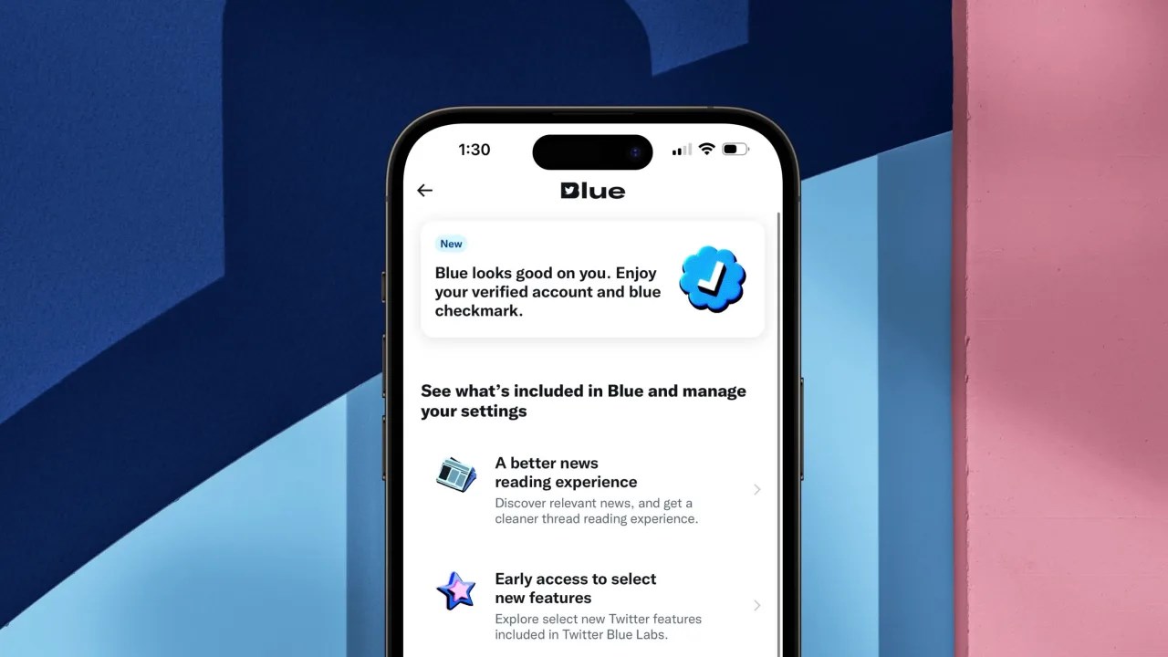 Twitter Blue mobil sürüm