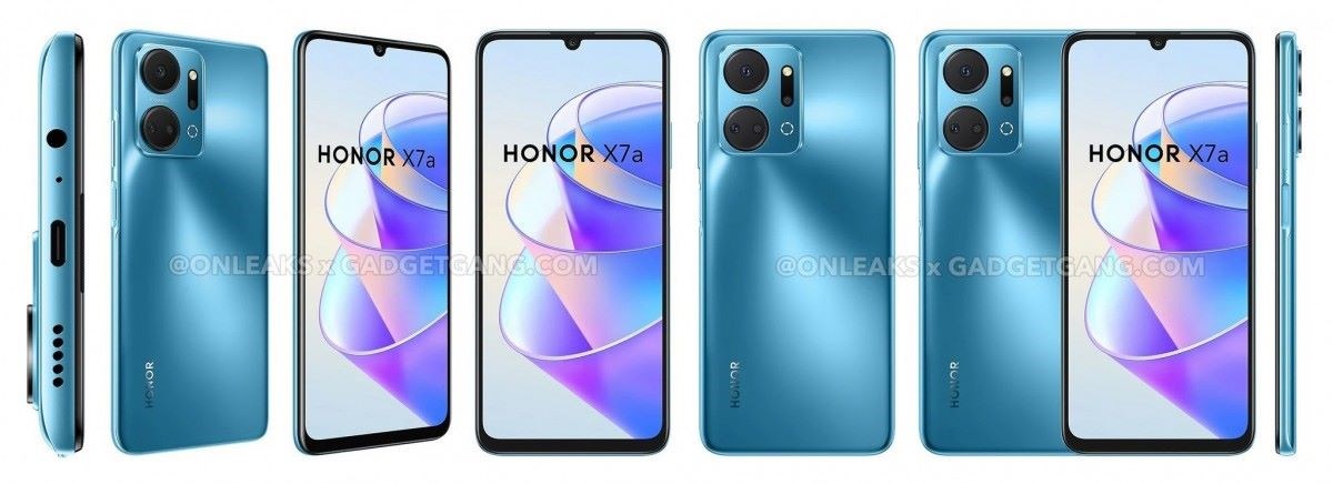 Honor X7a'nın özellikleri ve görselleri sızdırıldı