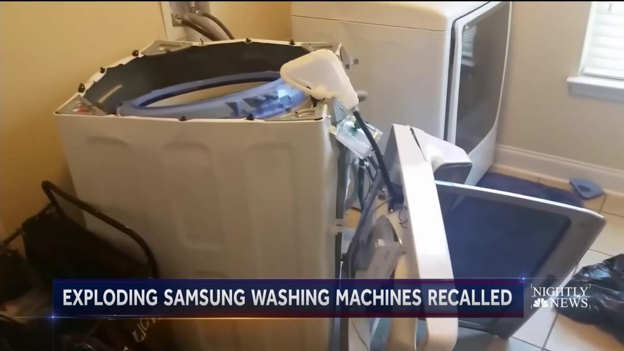 samsung çamaşır makineleri geri çağırıyor