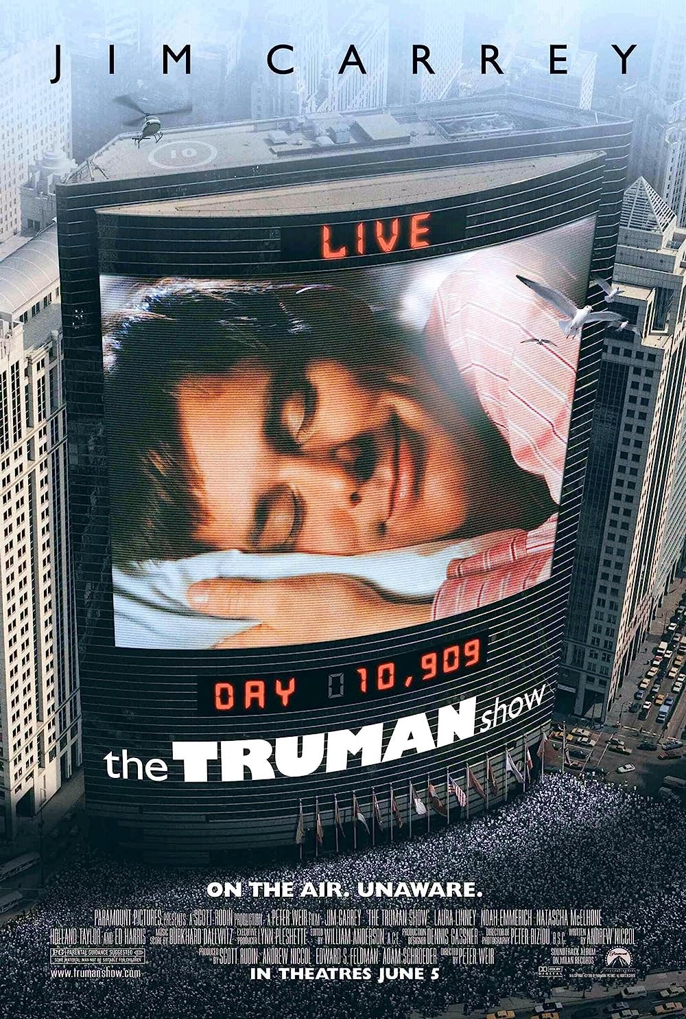 en çok izlenen komedi filmi The Truman Show