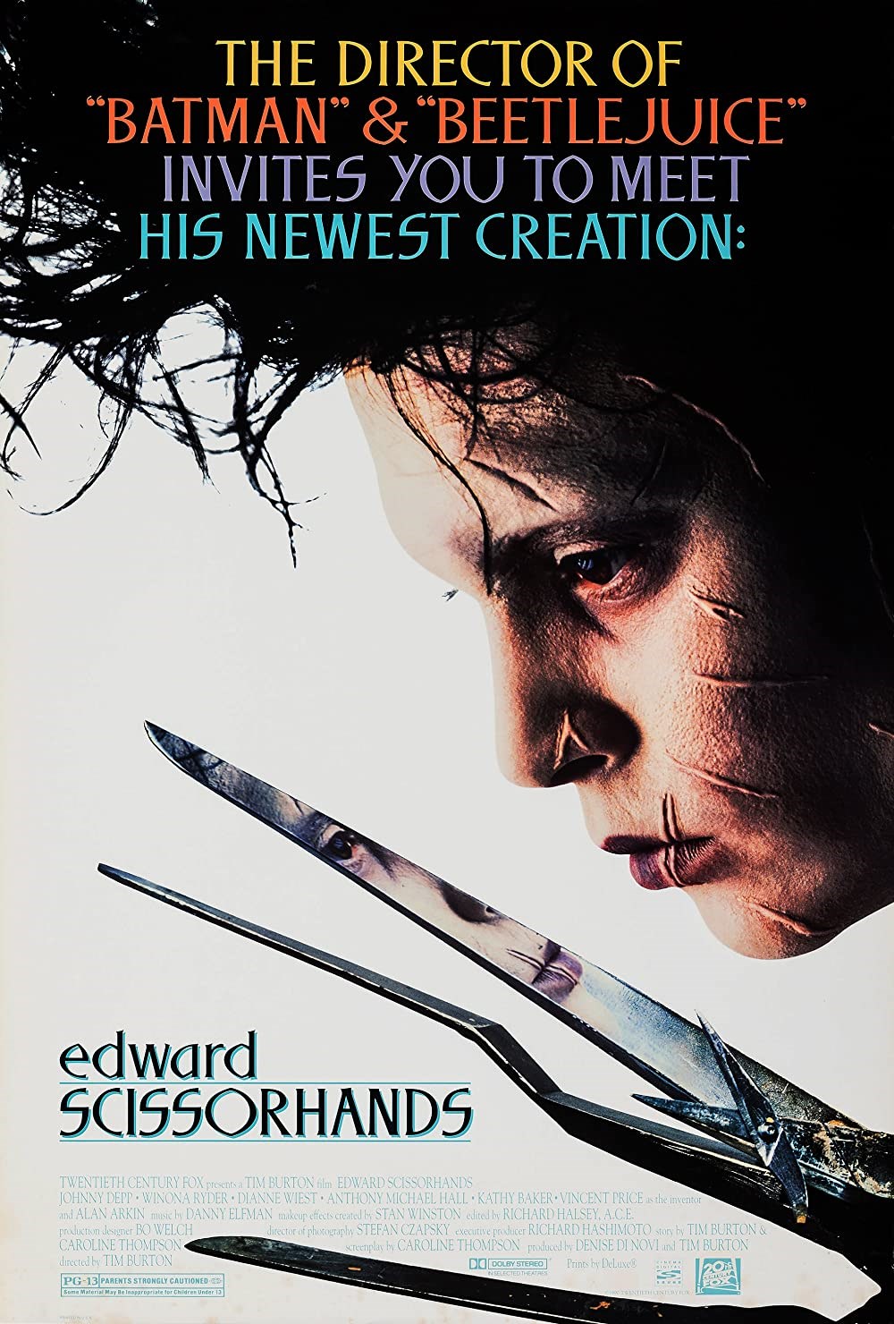 fantastik romantik film Edward Scissorhands