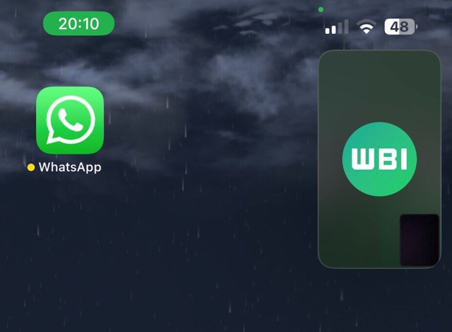 whatsapp pencere içinde pencere özelliği