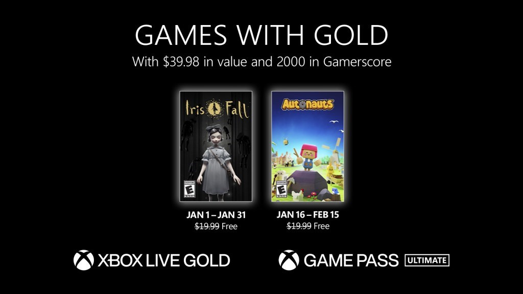 Xbox Live Gold Ocak 2023 ücretsiz oyunları