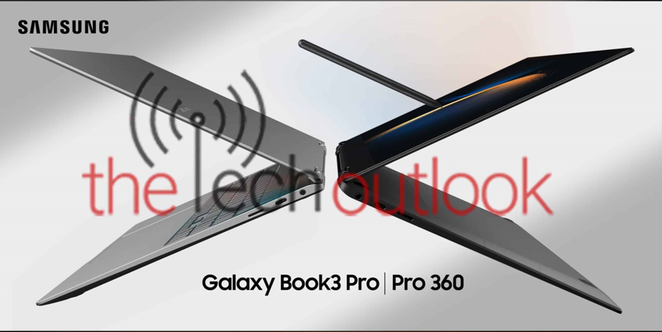 Samsung Galaxy Book 3 serisinden ilk görüntüler geldi
