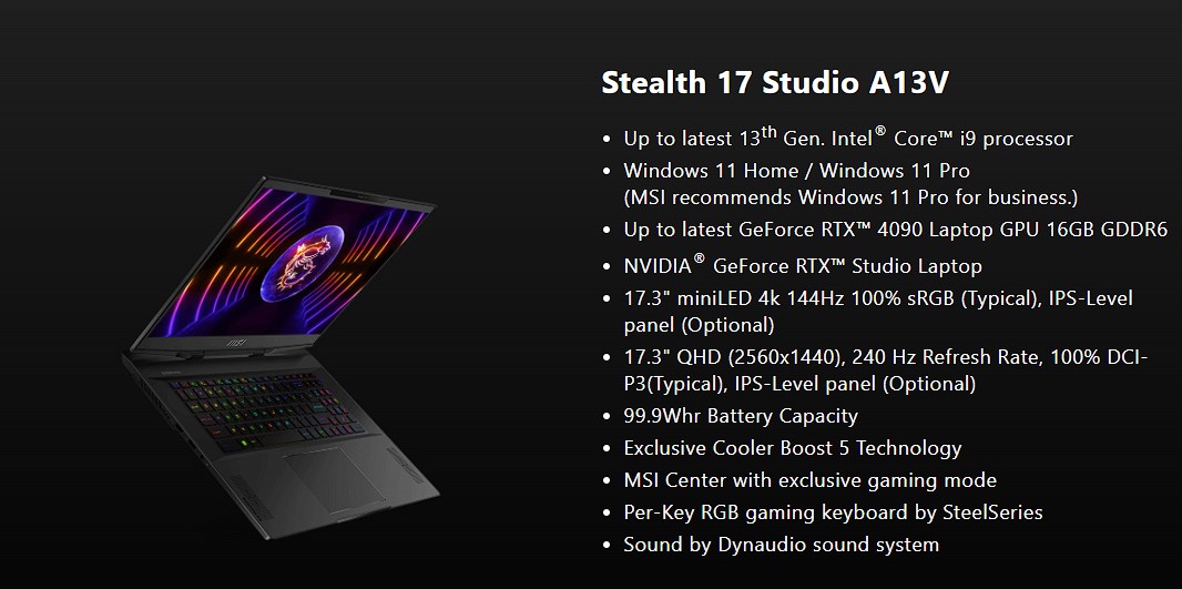 MSI Stealth Studio serisi tanıtıldı! Hem oyun canavarı hem ince