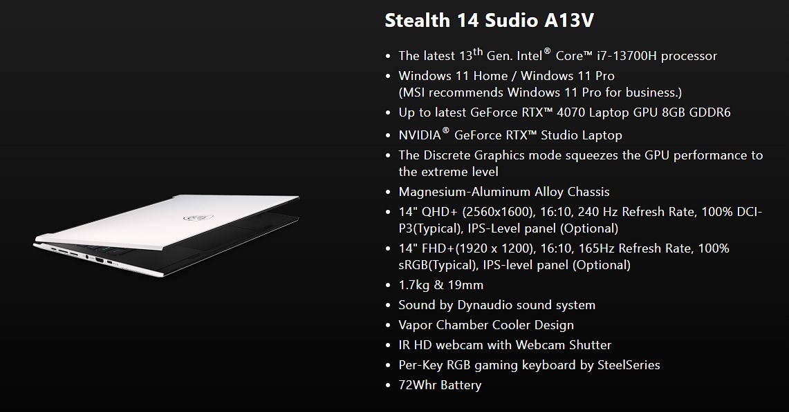 MSI Stealth Studio serisi tanıtıldı! Hem oyun canavarı hem ince