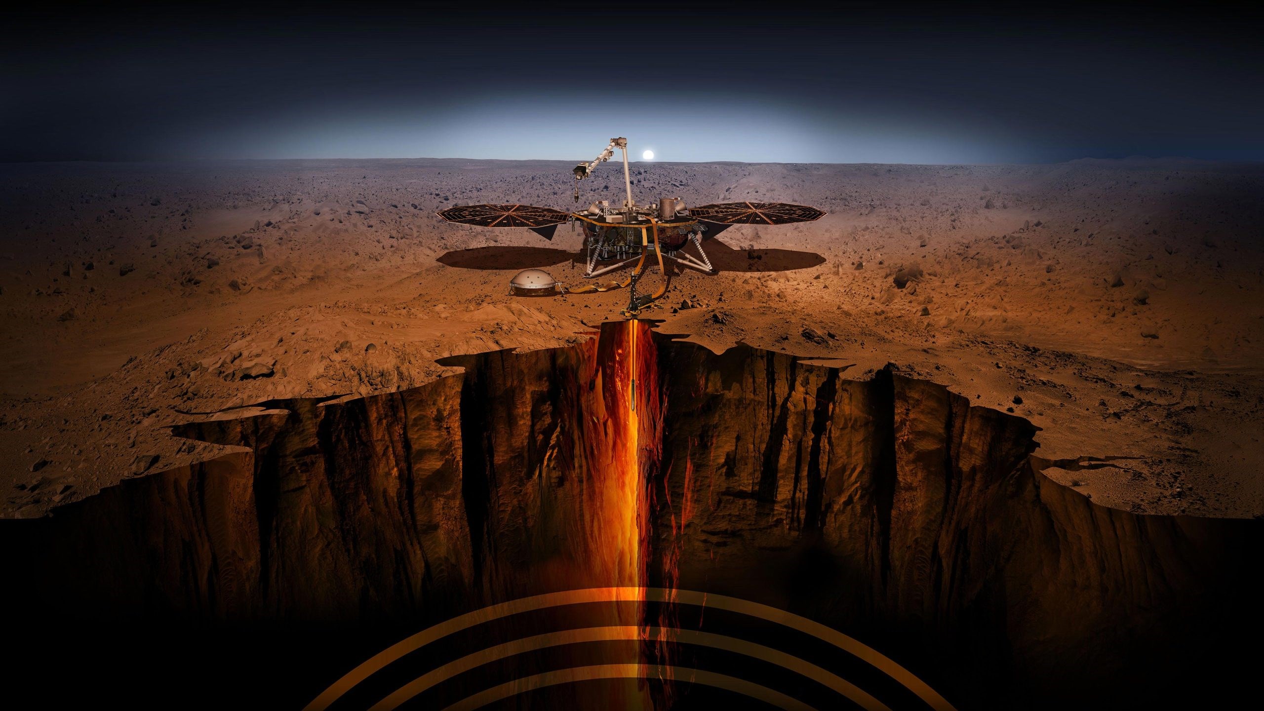 NASA, Mars yüzeyinde potansiyel bir su kaynağı tespit etti!