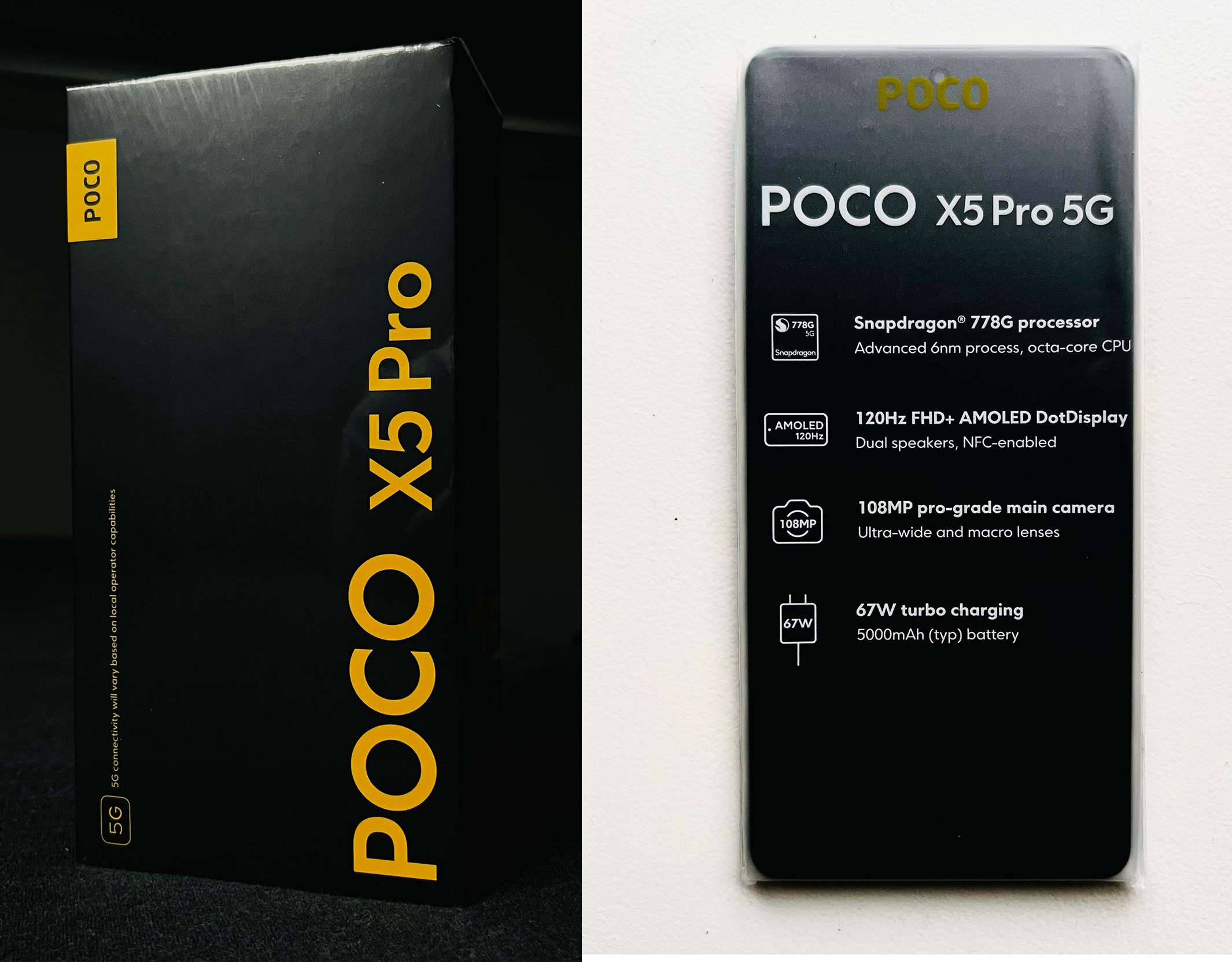 Poco X5 Pro 5G'nin canlı görüntüleri ortaya çıktı