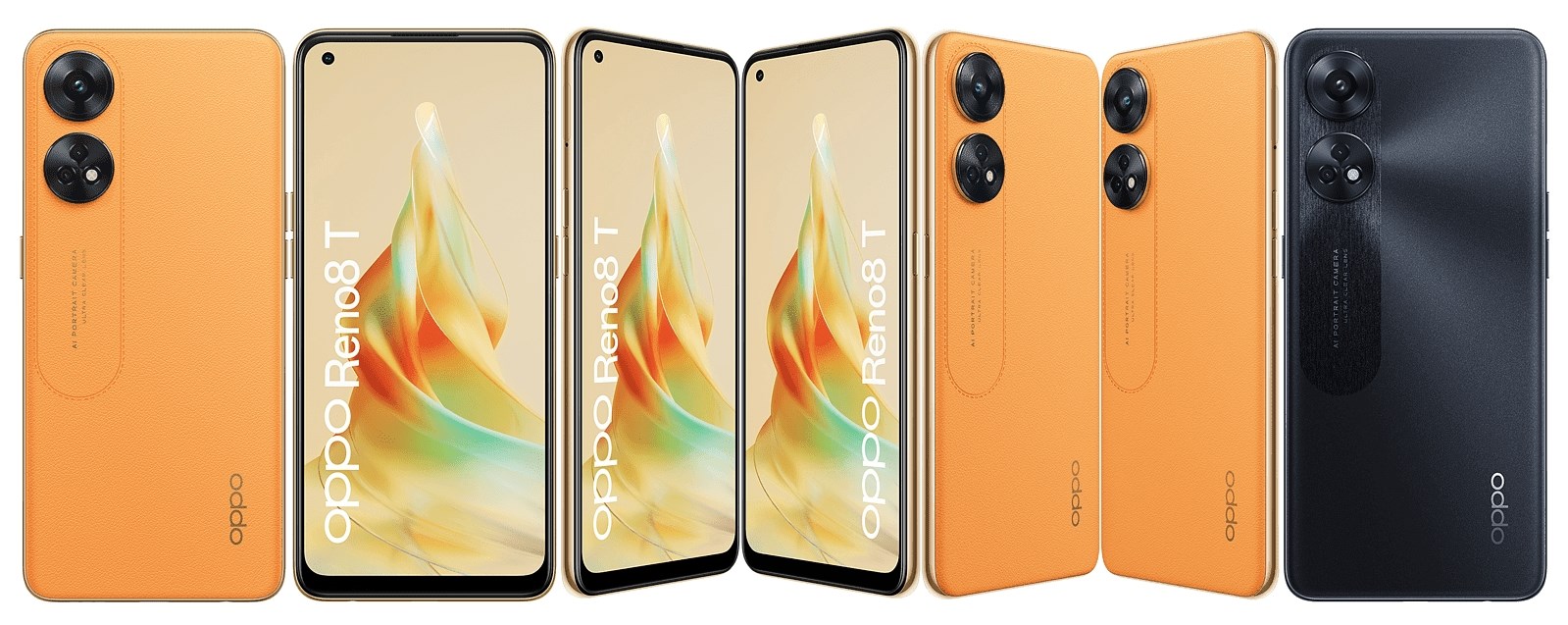 Oppo Reno 8T 4G'nin basın görselleri sızdırıldı: İşte tasarımı